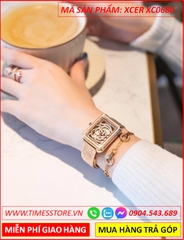 dong-ho-nu-xcer-mat-chu-nhat-lo-may-day-mesh-rose-gold-timesstore-vn