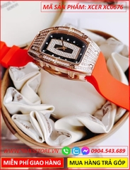 dong-ho-nu-xcer-mat-oval-dinh-da-rose-gold-day-silicone-do-timesstore-vn