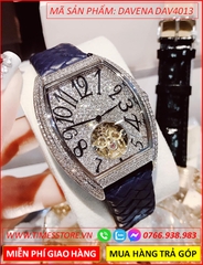 set-dong-ho-nam-davena-automatic-mat-oval-dinh-da-swarovski-silver-day-da-dan-xanh-thoi-trang-dep-gia-re-timesstore-vn