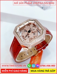 set-dong-ho-nu-davena-mat-vuong-canh-hoa-xoay-dinh-da-swarovski-rose-gold-day-da-do-dep-gia-re-timesstore-vn