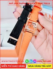 set-dong-ho-nu-madocy-mat-vuong-chia-4-goc-tua-hermes-dinh-da-rose-gold-day-da-cam-thoi-trang-dep-timesstore-vn