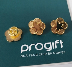 Logo cài áo mạ vàng 24K ngân hàng BIDV