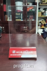 Kệ mica để bàn ngân hàng Agribank