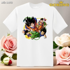 DB13-Trắng. Áo thun Dragon Ball cho nam nữ trẻ em. Áo phông 7 Viên Ngọc Rồng siêu đẹp