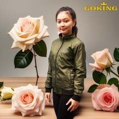 Áo khoác gió cách nhiệt GOKING, form unisex cho nữ nam. Mã AKG-GOKING1