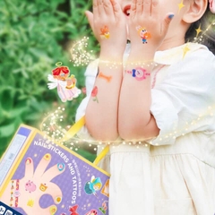 Hộp dán móng tay và hình xăm  - Tím TK037