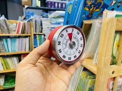 Đồng hồ đếm ngược Mechanical Timer - Đỏ (Viền Kim Loại)