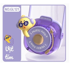 Quạt Đeo Cổ mẫu 2024 - Màu Tím GL121