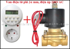 Tưới tự động (van phi 34 mm, điện áp 220VAC) Tưới tự động (van phi 34 mm, điện áp 220VAC)