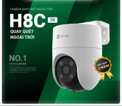 Camera EZVIZ H8C 3MP quay quét thông minh, hỗ trợ 4G, không wifi Camera EZVIZ H8C 3MP quay quét thông minh, hỗ trợ 4G, không wifi