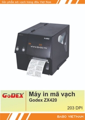 Máy in tem nhãn mã vạch Godex ZX420