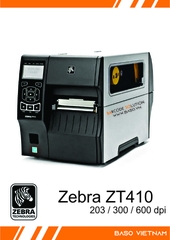 Máy in tem nhãn mã vạch Zebra ZT410-600 dpi cũ