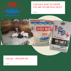 Tại sao phải bón vôi sát trùng chuồng trại?