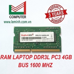 RAM LAPTOP KINGBANK 4GB DDR3L-1600