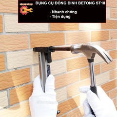 Dụng Cụ Đóng Đinh Betong ST18