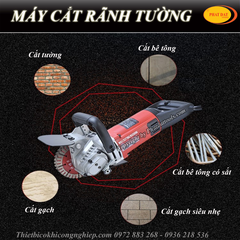 Máy cắt rãnh tường 5 lưỡi QL9156