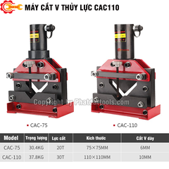 Máy cắt sắt V thủy lực CAC110