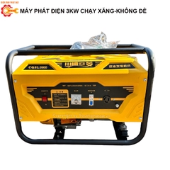 Máy Phát Điện 3KW Chạy Xăng -Giật Nổ-Hàng Nội Địa Trung