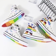 Converse Custom Pride By You cao cổ vải họa tiết CCVH102