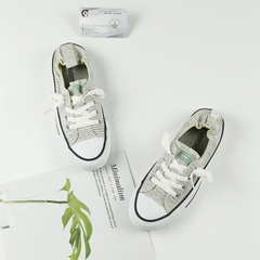 Outlet Converse shoreline thấp cổ vải xám (hai phiên bản) CTVX037