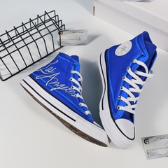 Converse Los Angeles cao cổ vải xanh CCVX066