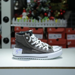 Outlet Converse cao cổ da lộn xám COUT155