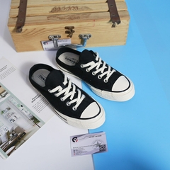 Converse chuck 70 mule thấp cổ vải đen CTVD113