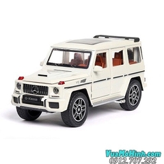 Mô hình siêu xe ô tô Mercedes Benz G63 tỉ lệ 1:24 Chezhi mô hình tĩnh