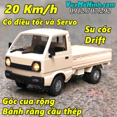 wpl d12 wpl d-12 mô hình xe ô tô tải suzuki su cóc drift 5 tạ carry truck chở hàng điều khiển từ xa