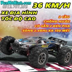 Xinlehong 9136 - xe điều khiển tốc độ cao 36km/h và chống nước IPX4