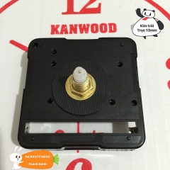 Máy đồng hồ treo tường  kim trôi Kanwood trục 13mm có kèm kim.