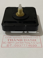 Bộ 100 máy đồng hồ treo tường Đài Loan kim trôi loại thường DQ-S518 trục 12mm không kèm kim