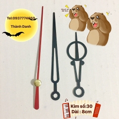 kim số 30 dài 8cm