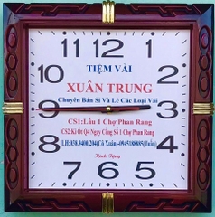 Quảng cáo - Model : K1040 - tiệm vải Xuân Trung