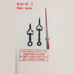 Bộ 100 máy đồng hồ treo tường kim trôi loại thường 1288 trục 5mm có kèm kim