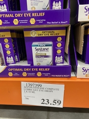 Nhỏ mắt Systane Complete Lubricant Eye Drops (set 3 chai) (mua hộ)