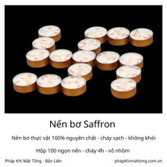 Nến bơ saffron