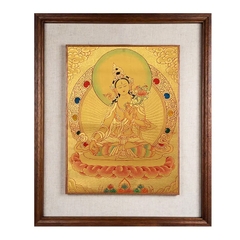 Tranh thangka ngài Tara Trắng