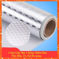 Cuộn Giấy Bạc Chống Thấm Dán Nhà Bếp, Tủ, Kệ Đa năng