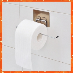 Giá thanh treo cuộn giấy vệ sinh - treo khăn - treo cuộn màng bọc đồ ăn dán tường