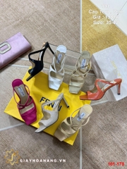 101-178 Fendi sandal cao 1cm , 7cm siêu cấp