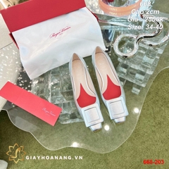 668-203 Roger Vivier giày cao 2cm siêu cấp