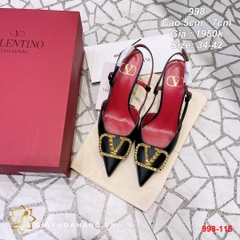 998-115 Valentino sandal cao 5cm , 7cm siêu cấp