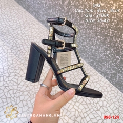 998-124 Valentino sandal cao 1 cm , 6 cm , 9 cm siêu cấp