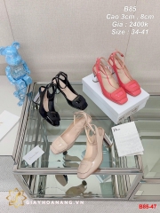 B85-47 Dior sandal cao 3cm , 8cm siêu cấp