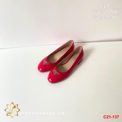 C21-137 Prada giày bệt siêu cấp