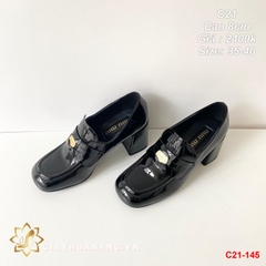 C21-145 Miu miu giày cao 8cm siêu cấp