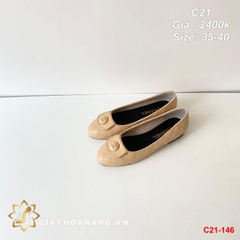 C21-146 Chanel giày bệt  siêu cấp