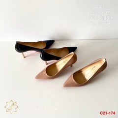 C21-174 Louboutin giày cao 8cm siêu cấp