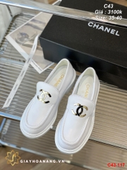 C43-117 Chanel giày lười siêu cấp